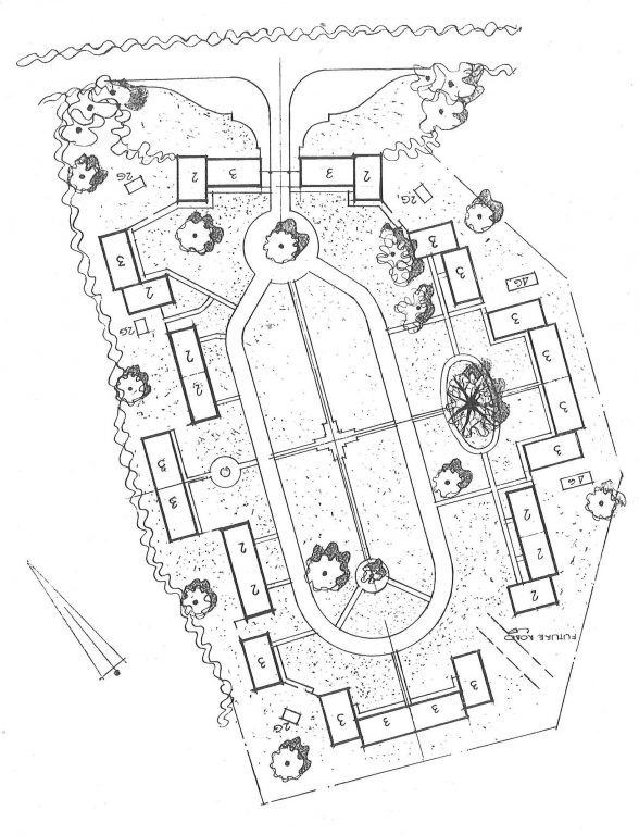 Plans of the bungalow site
