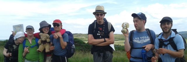 John and his fellow DofE 