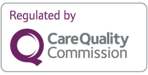 Regulated by Care Quality Commission logo