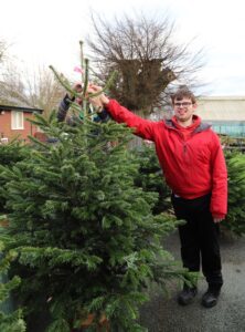 Derwen College Garden Centre has Christmas trees for sale