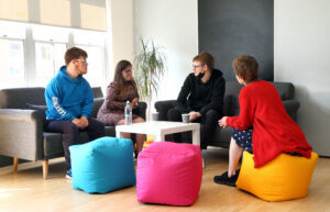 Student Union - friends chatting