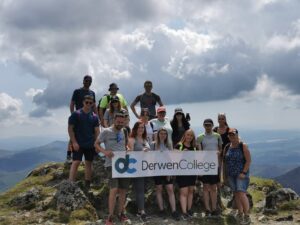 Staff at Snowdon summit