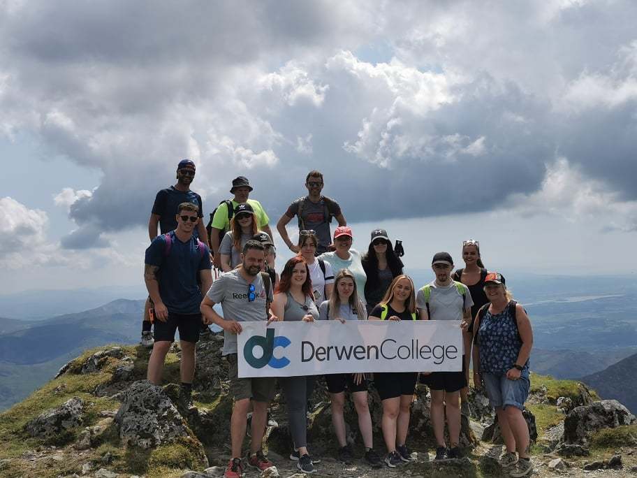 Snowdon walk for Derwen Charity