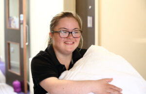 Student working in Hotel 751