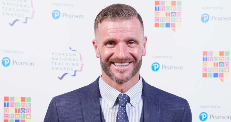 Steve Evans, Pearson Teacher of the Year 2021