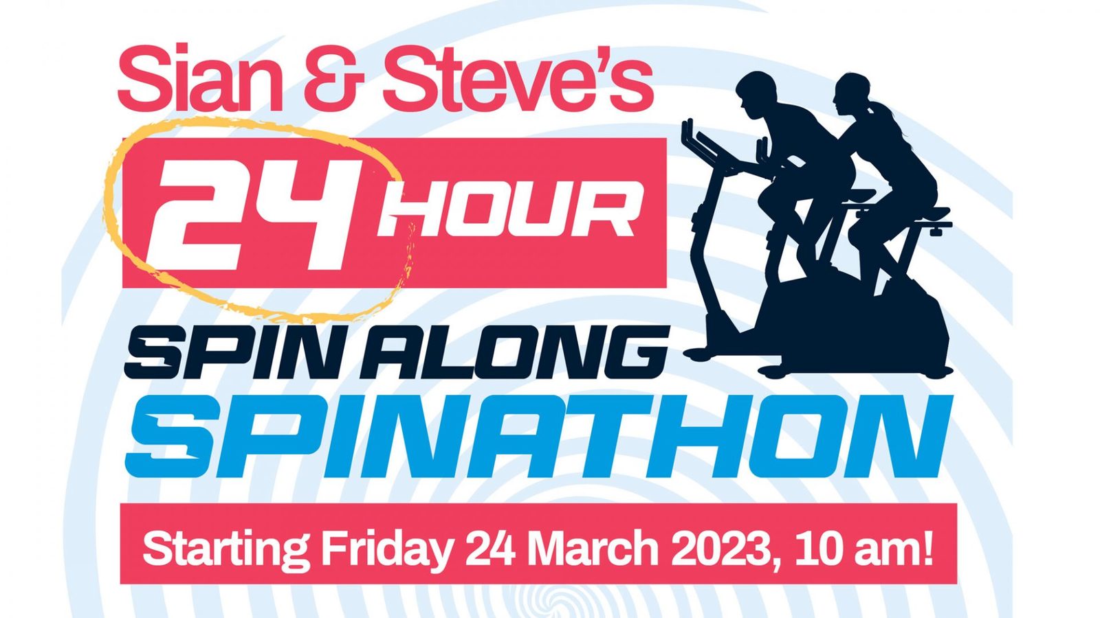 Sian & Steve's 24 hour Spinalong Spinathon