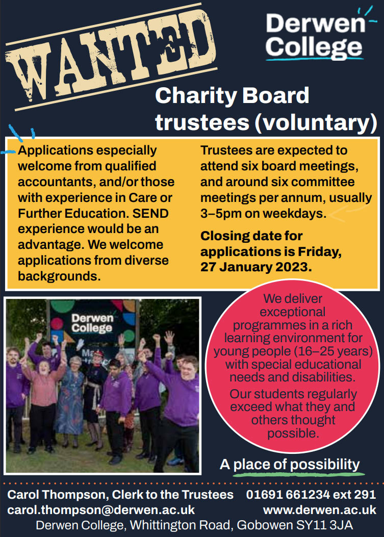 Wanted: Charity Board Trustees