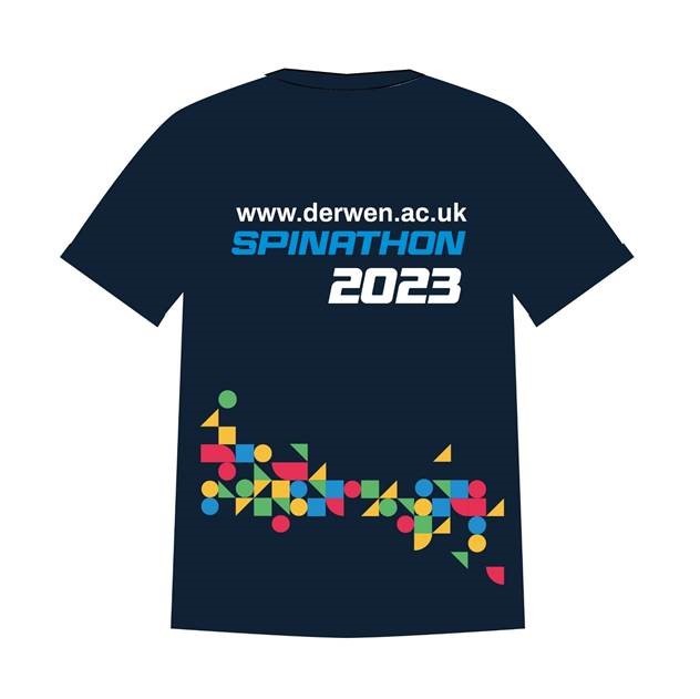 Spinathon 2023 t-shirt back
