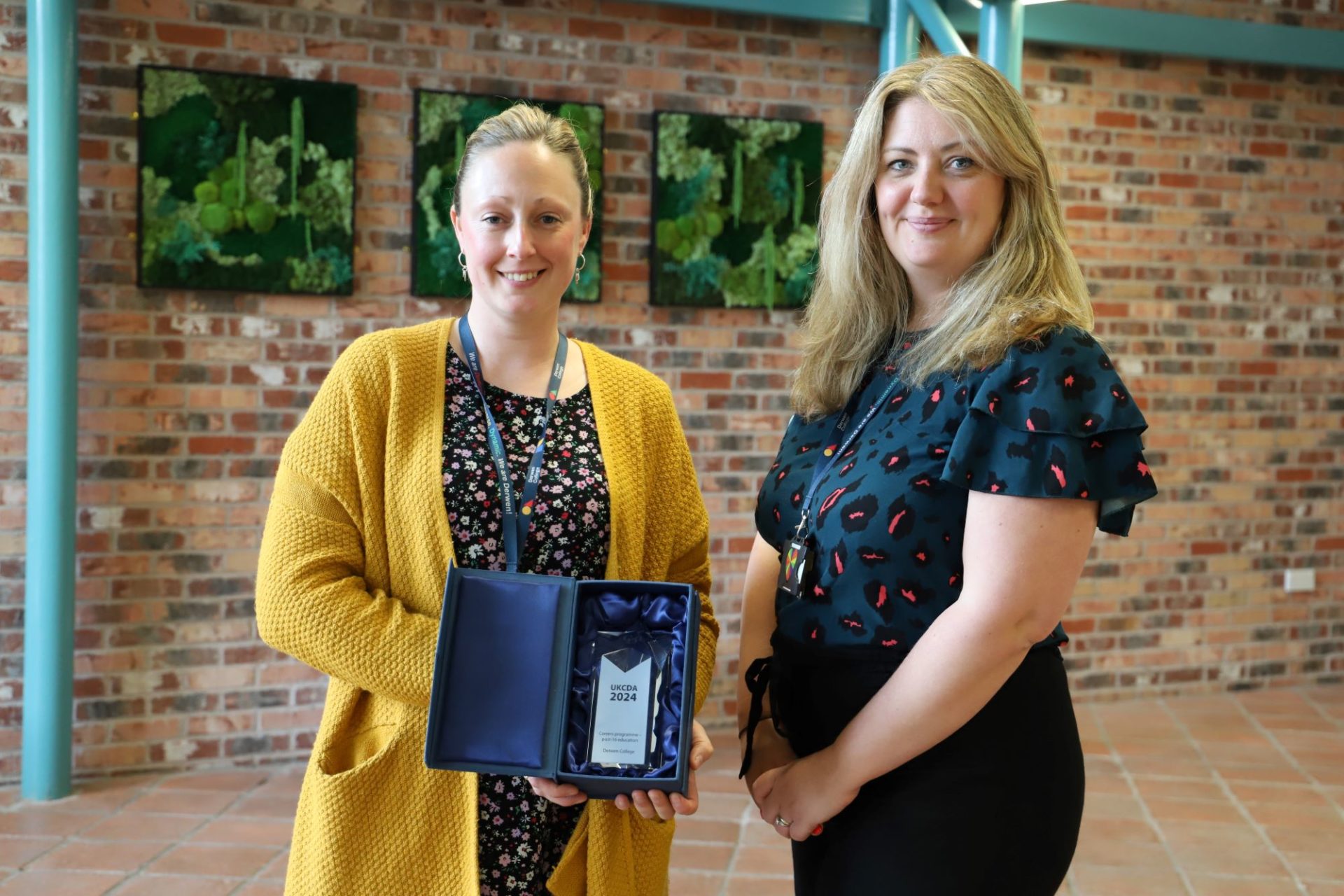 Derwen College Wins Prestigious Award for its Careers Programme