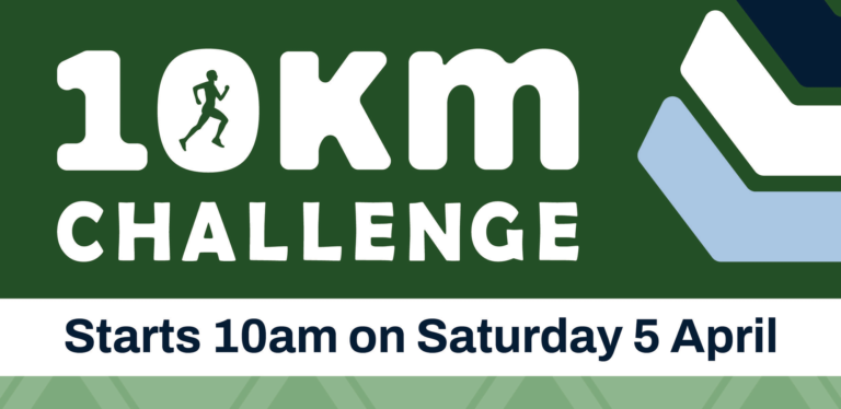 10km challenge banner