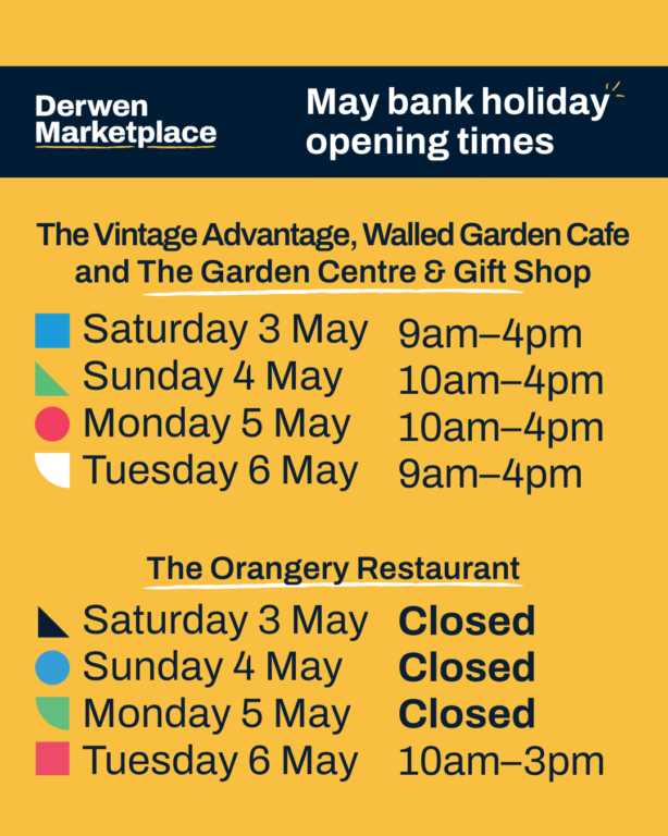 May bank holiday weekend opening times for decoration