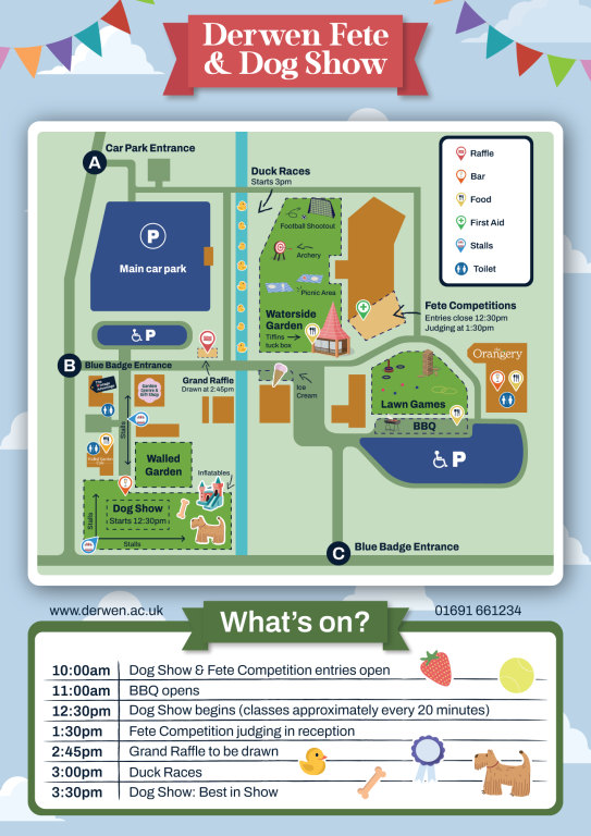 2025 Fete Map for decorative purposes