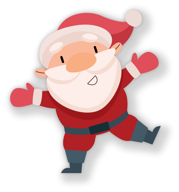 cartoon of santa