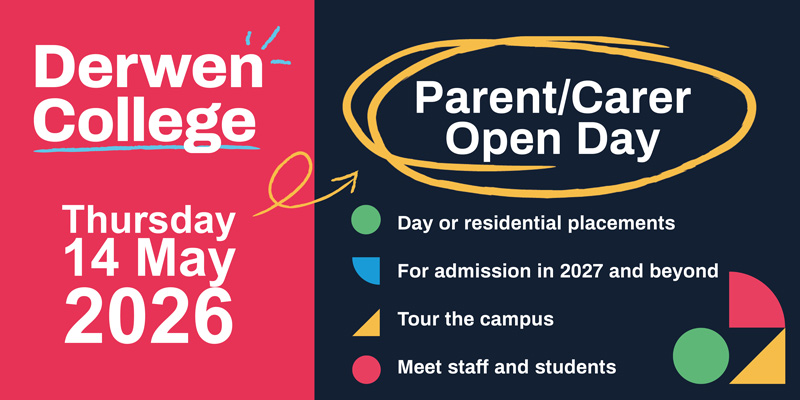 open day derwen college gobowen 14 may 2026
