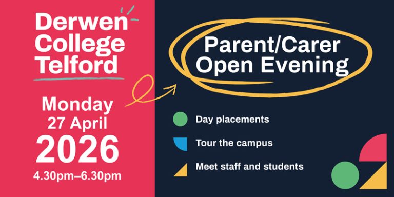 Derwen College Telford Open Evening 27 April 2026