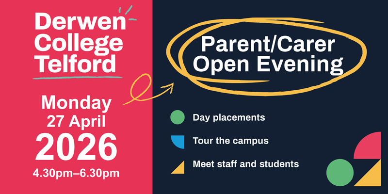 Derwen College Telford Open Evening 27 April 2026
