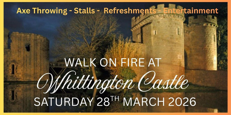 Fire Walk at Whittington Castle