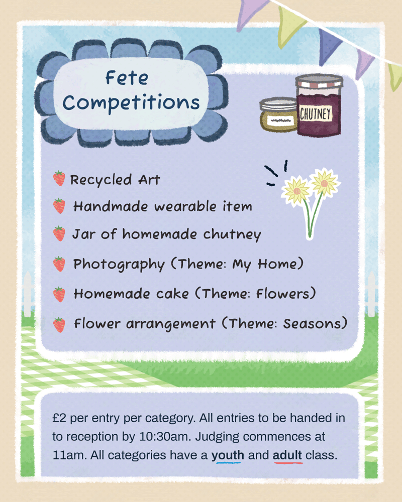 Fete competitions 2026