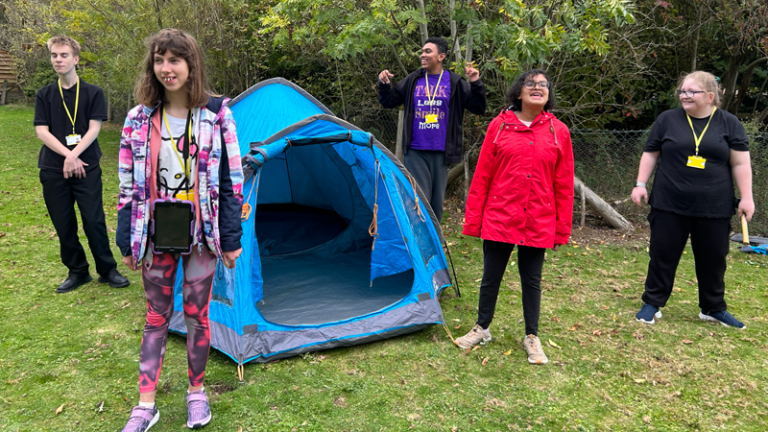 Expedition training bronze tent