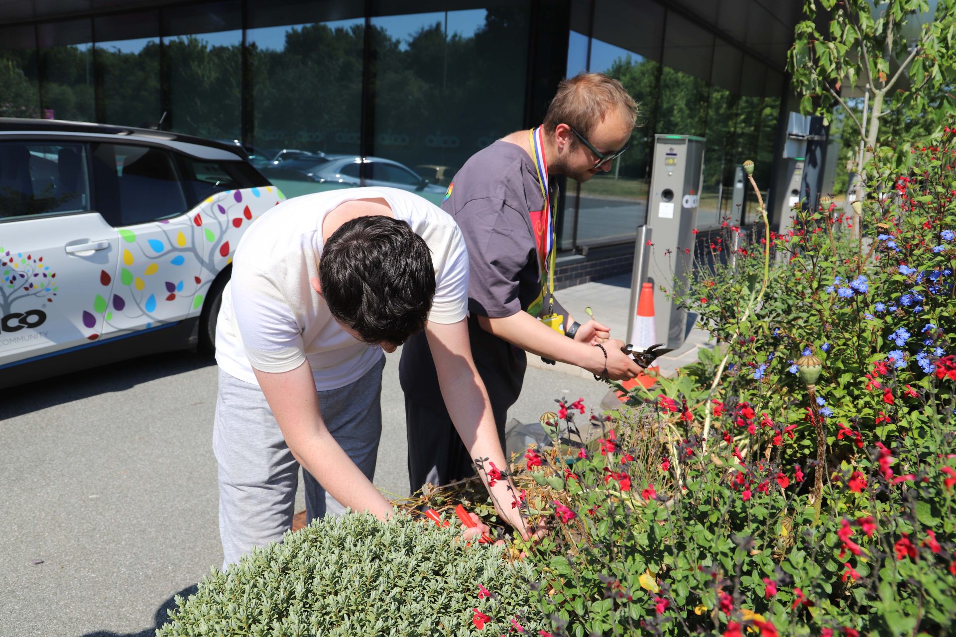 Green-fingered students dig deep for Aico