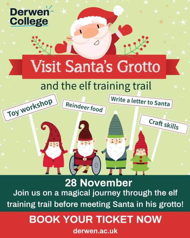 A poster for the Elf Training Trail event 28 November