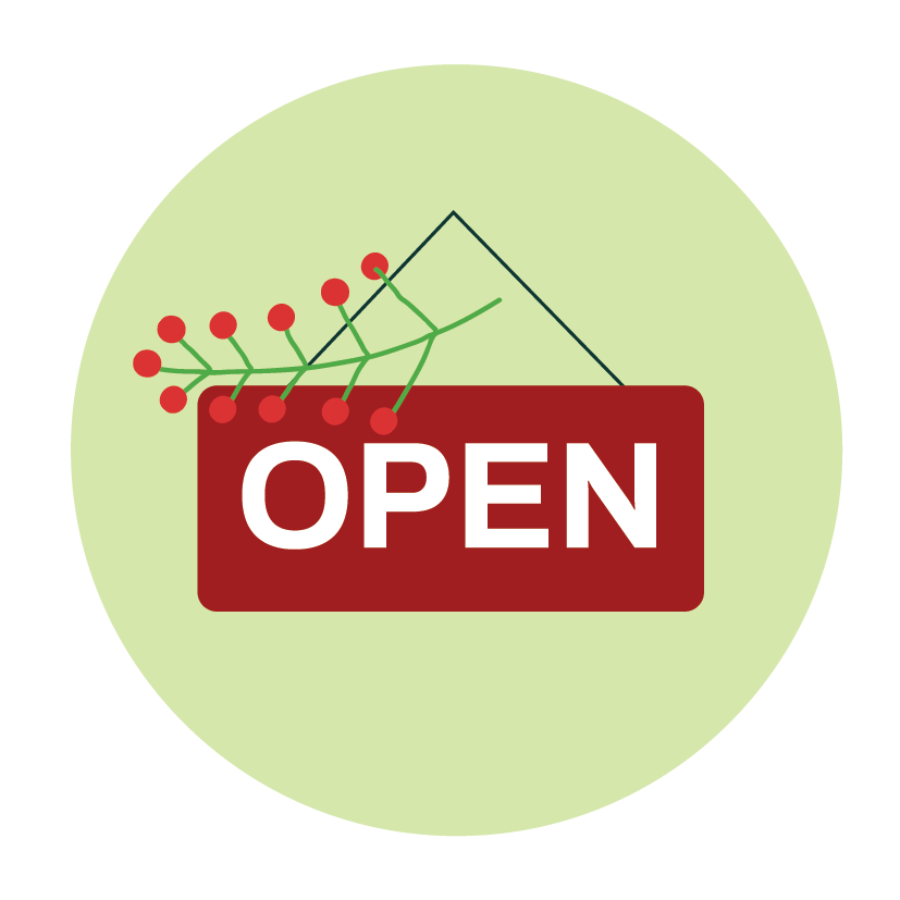 christmas themed icons for website – OPEN TIMES times icon