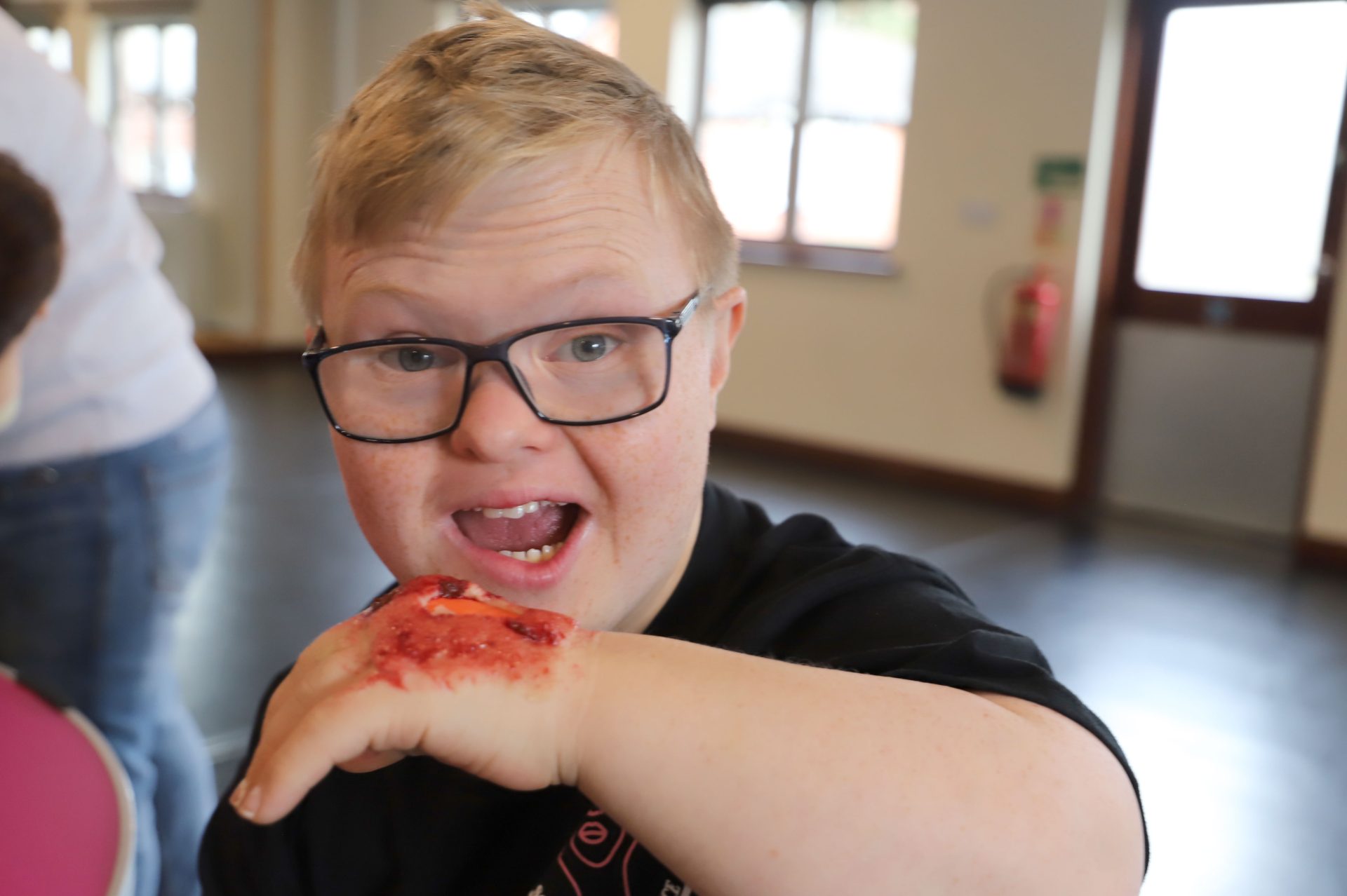 Smallbrook School team lead special effects workshop