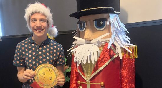 Dan and nutcracker banner