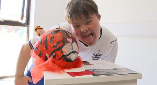 George won second place for 'Tiger'.