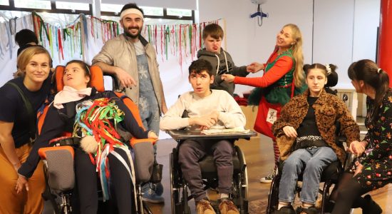 Nurture and theatre group banner