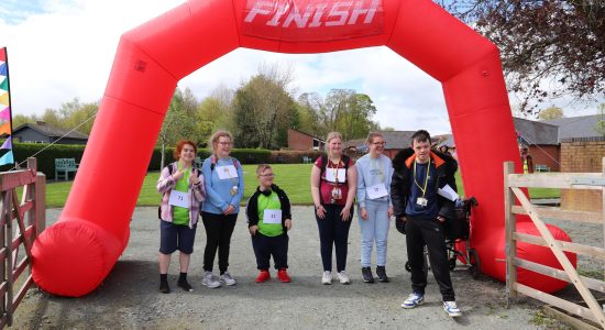 Ronan and fellow students completed the full 10km.