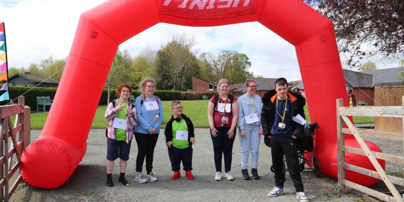 Ronan and fellow students completed the full 10km.