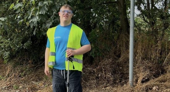 Theo's litter picking