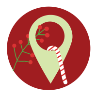 christmas themed icons for website – LOCATION location icon