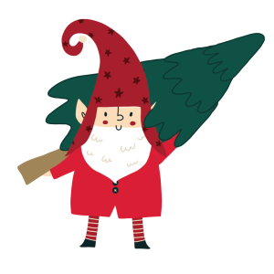 elf with tree